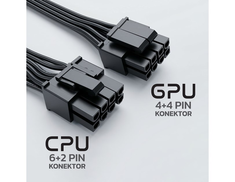 BIT FORCE napajanje 1000W 80+ GOLD SUPREME GPS-1000, modularno, ATX 3.1, PCI-E 5.1, FDB