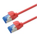 Roline  S/FTP (PiMF) Data Center mrežni kabel, Cat.6A (Class EA), slim, LSOH, tangle free, 2.0m, crveni