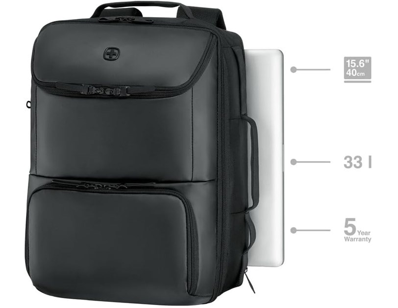 Wenger ruksak UrbanOne Travel za prijenosnik do 15.6", crni