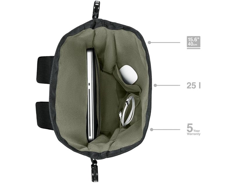 Wenger ruksak UrbanOne Roll-Top za prijenosnik do 15.6",crni