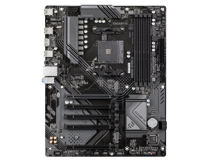 Gigabyte MB B550 Eagle, S.AM4, 4xDDR4/3200, PCIe 4.0, G-LAN, HDMI, USB-C, mATX