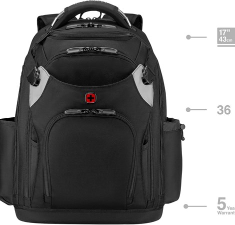 Wenger ruksak Tool Backpack Pro sa pretincom za alat i prijenosnik do 17", crni