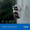 TP-Link Tapo C545D 2K 3MP (2304 x 1296 px), 360°/130° Pan/Tilt, H.264, Color Night Vision, microSD/RJ45 portovi, dvosmjerni audio, detekcija pokreta, IP66, Wi-Fi, Tapo app