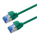 Roline  S/FTP (PiMF) Data Center mrežni kabel, Cat.6A (Class EA), slim, LSOH, tangle free, 0.5m, zeleni