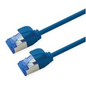Roline  S/FTP (PiMF) Data Center mrežni kabel, Cat.6A (Class EA), slim, LSOH, tangle free, 3.0m, plavi