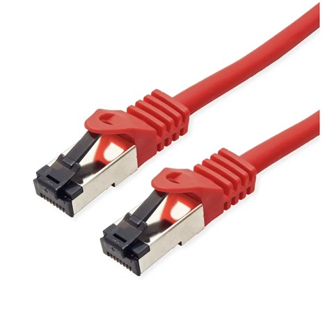 Roline VALUE S/FTP mrežni kabel Cat.8 (Class I), LSOH, stranded, 2.0m, crveni