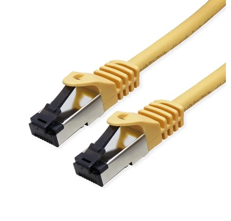 Roline VALUE S/FTP mrežni kabel Cat.8 (Class I), LSOH, stranded, 1.0m, žuti