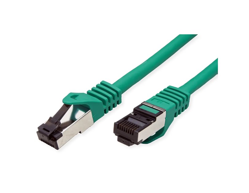 Roline VALUE S/FTP mrežni kabel Cat.8 (Class I), LSOH, stranded, 3.0m, zeleni