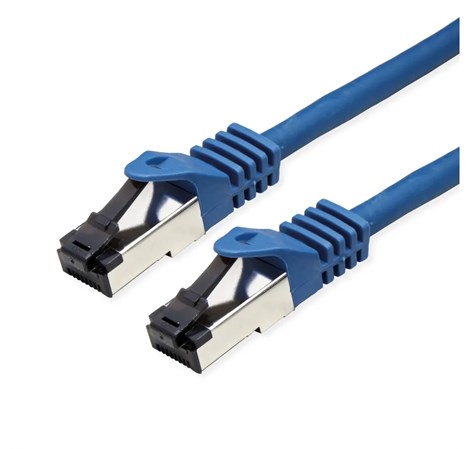 Roline VALUE S/FTP mrežni kabel Cat.8 (Class I), LSOH, stranded, 1.0m, plavi