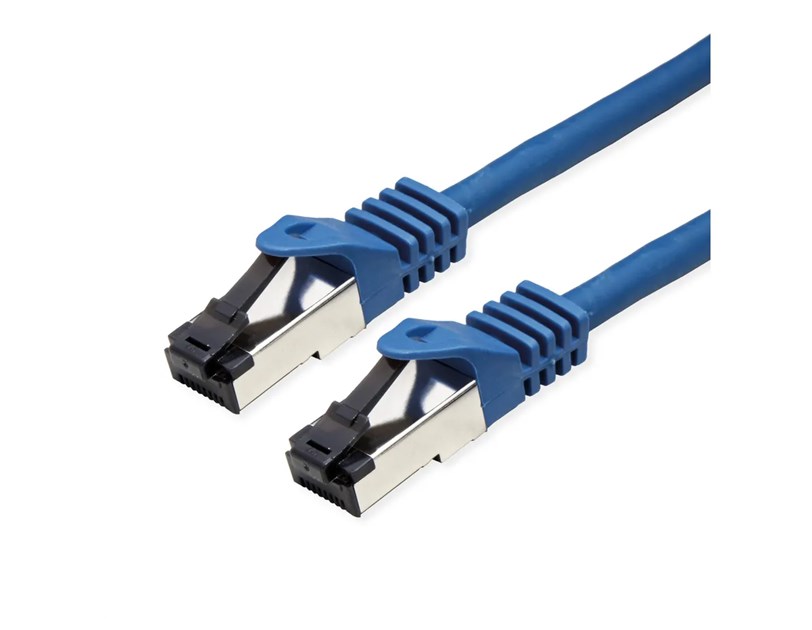 Roline VALUE S/FTP mrežni kabel Cat.8 (Class I), LSOH, stranded, 3.0m, plavi