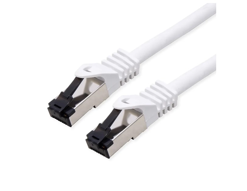 Roline VALUE S/FTP mrežni kabel Cat.8 (Class I), LSOH, stranded, 3.0m, bijeli