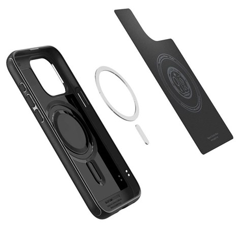 Spigen Mag Armor MagSafe, matte black - iPhone 15 Pro Max