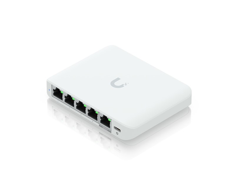 Ubiquiti UniFi Switch Flex Mini, 5-portni upravljivi swtich, 2.5 gigabit, PoE
