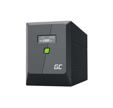 Green Cell UPS (UPSLM1200) 2000VA/1200W, Modified sine wave, Line Interactive AVR, LCD