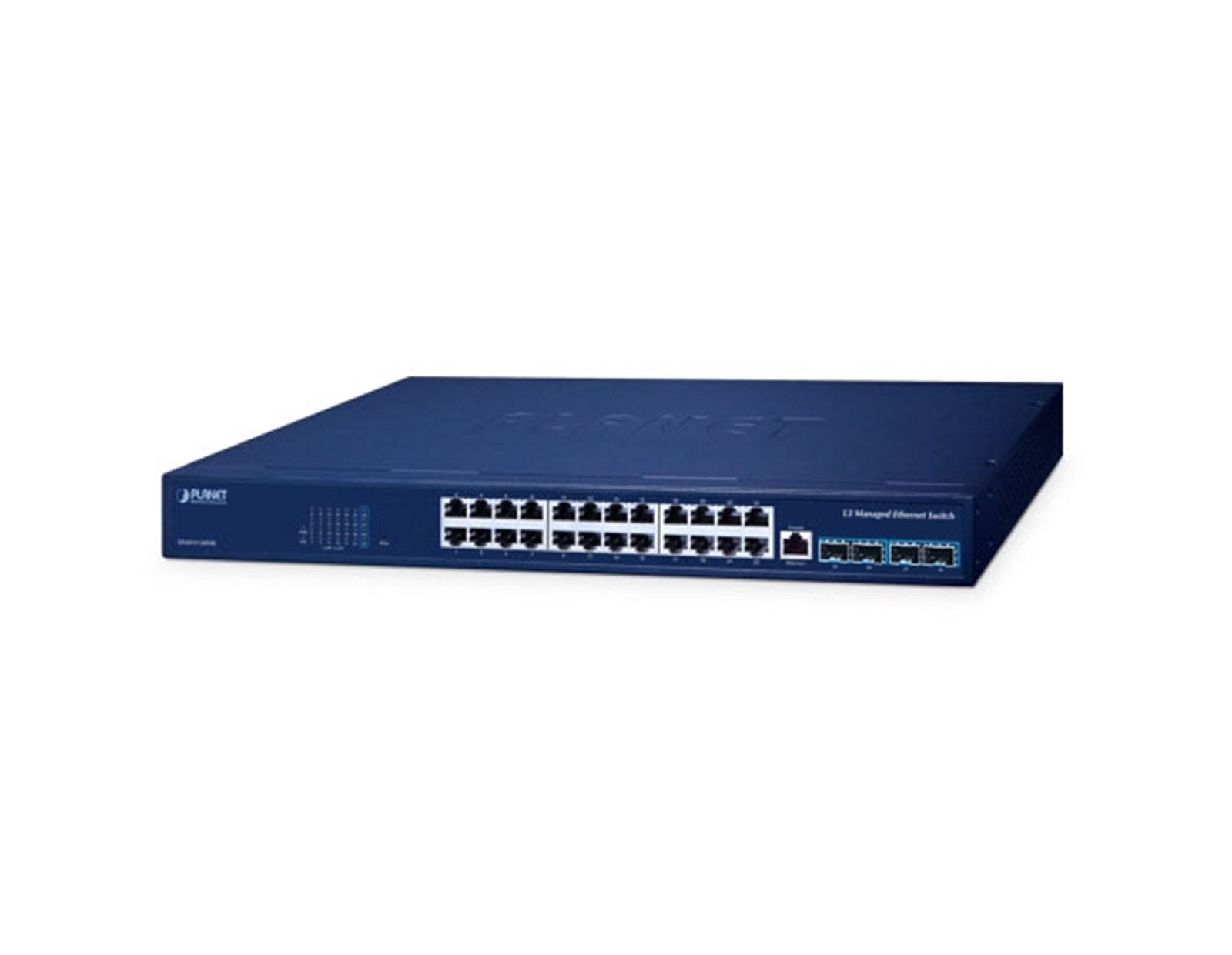 PLANET Layer 3 24-Port 10/100/1000T + 4-Port 10G SFP+ Managed Ethernet Switch
