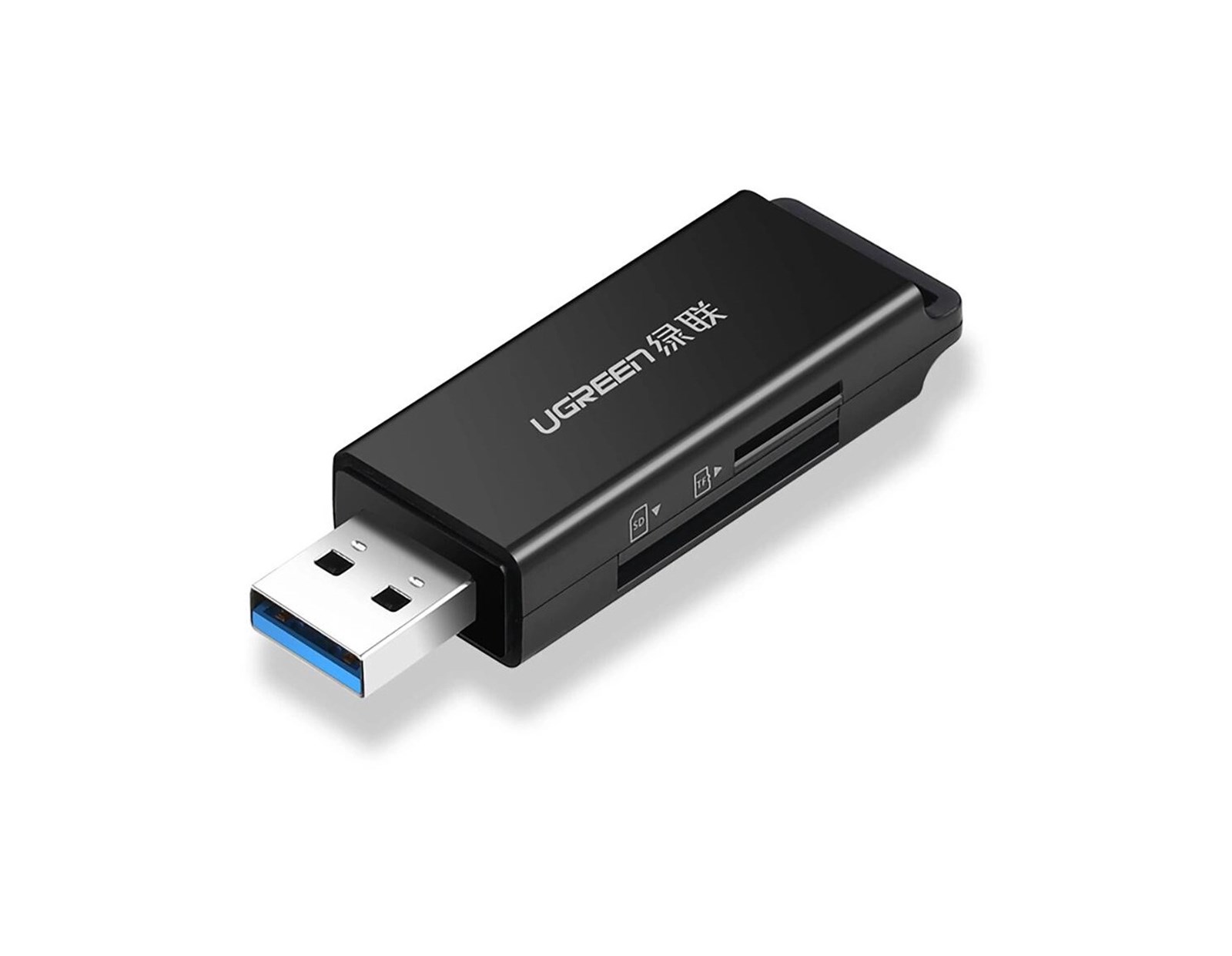 UGREEN čitač memorijskih TF/microSD/SD kartice, USB 3.2, crni