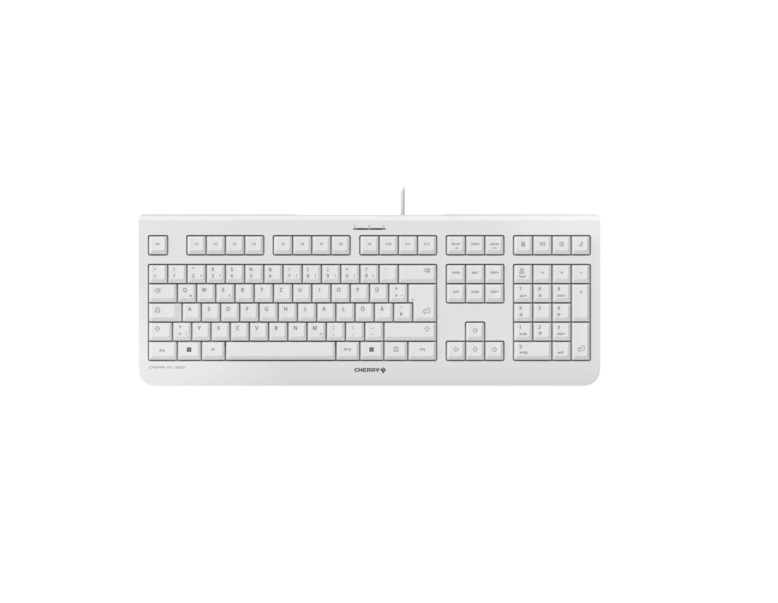 Cherry KC-1000 tipkovnica, USB, bijela