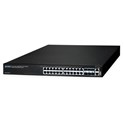 PLANET Layer 3 24-Port 10/100/1000T + 6-Port 10G SFP+ Stackable Managed Switch, Hardware-based Layer 3 IPv4/IPv6 Routing