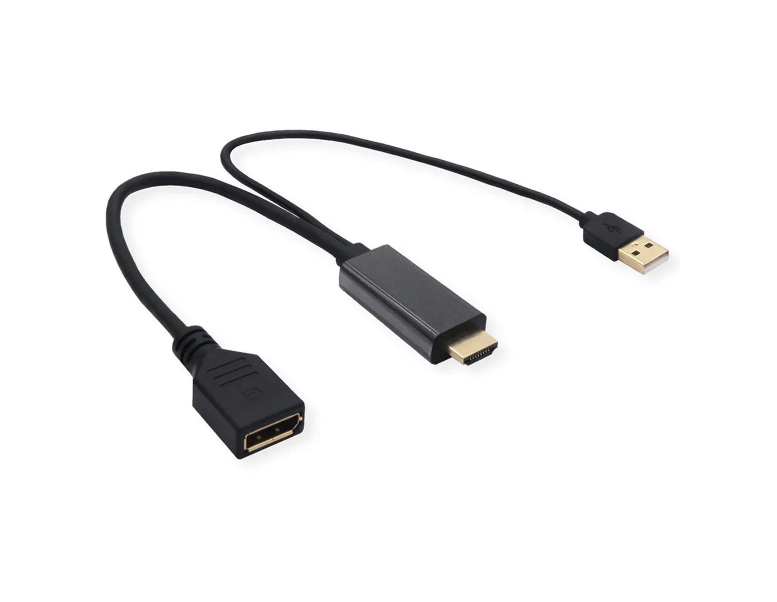 Roline VALUE adapter/kabel v1.2, HDMI M - DP F