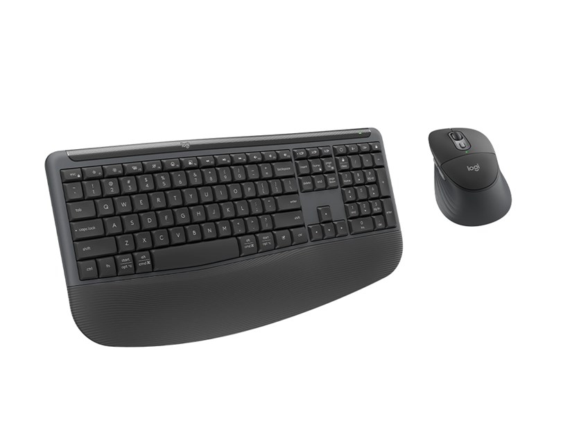 Logitech MK880 Signature Comfort Plus bluetooth bežična tipkovnica+miš, graphite (920-014161)