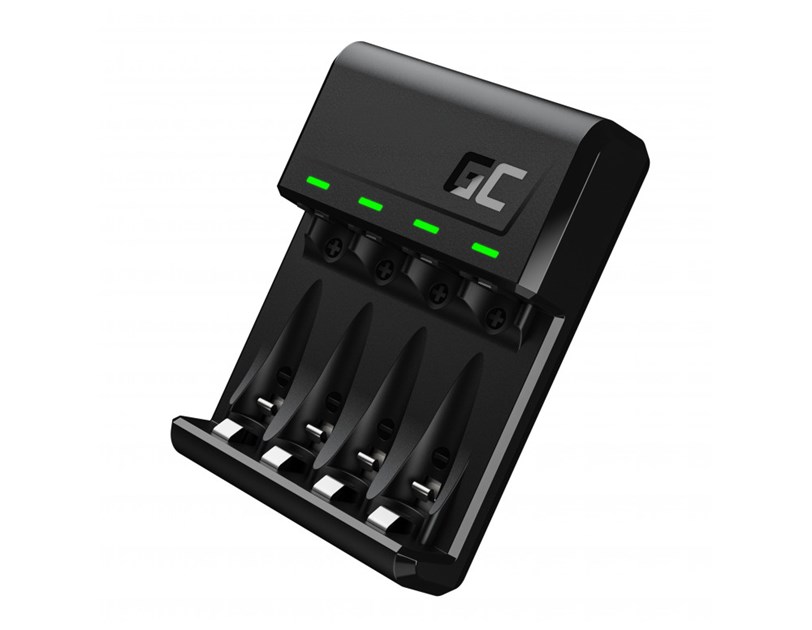 Green Cell punjač Ni-MH, AA i AAA baterija, Micro USB & USB-C port