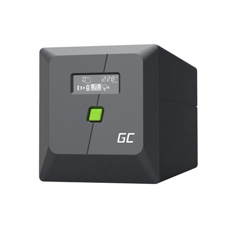 Green Cell UPS (UPSLP700) 1000VA/700W, Pure sine wave, Line Interactive AVR, PowerProof with LCD