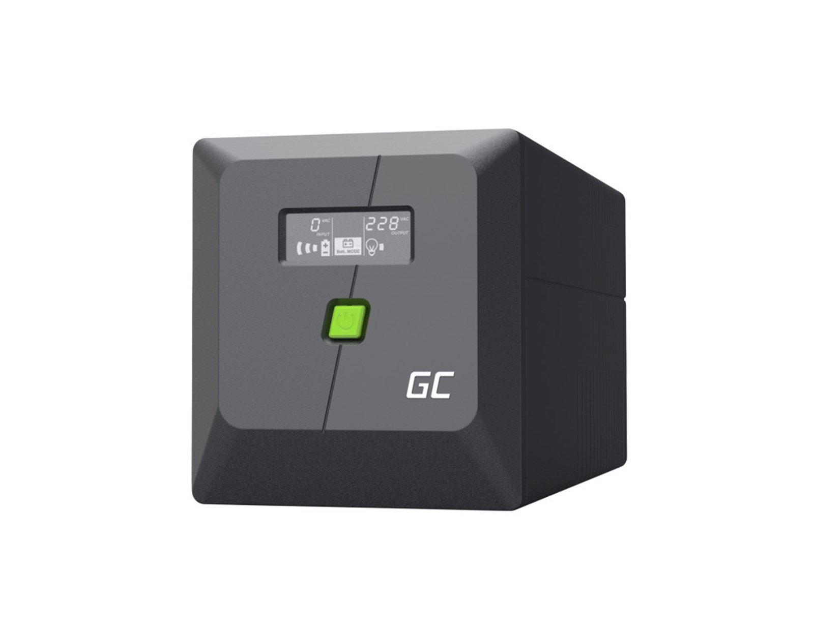 Green Cell UPS (UPSLP700) 1000VA/700W, Pure sine wave, Line Interactive AVR, PowerProof with LCD