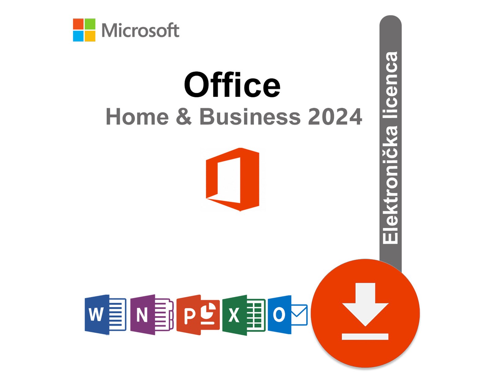 Microsoft Office 2024 Home and Business 32/64-bit ESD elektronička licenca