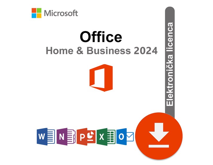 Microsoft Office 2024 Home and Business 32/64-bit ESD elektronička licenca