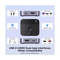 UGREEN razdjelnik video HDMI 2.0 na USB C, 4K@60Hz, crni