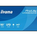 IIYAMA 50" LH5064UHS-B1AG 4K UHD (3840x2160) IPS Signage 24/7, 500 cd/m2, 1200:1, Android OS 14, iiShare, iiControl, iiSignage2