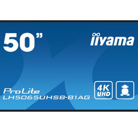 IIYAMA 50" LH5065UHSB-B1AG 4K UHD (3840x2160) VA Signage 24/7, 800 cd/m2, 5000:1, Android OS, E-Share, iiSignage2