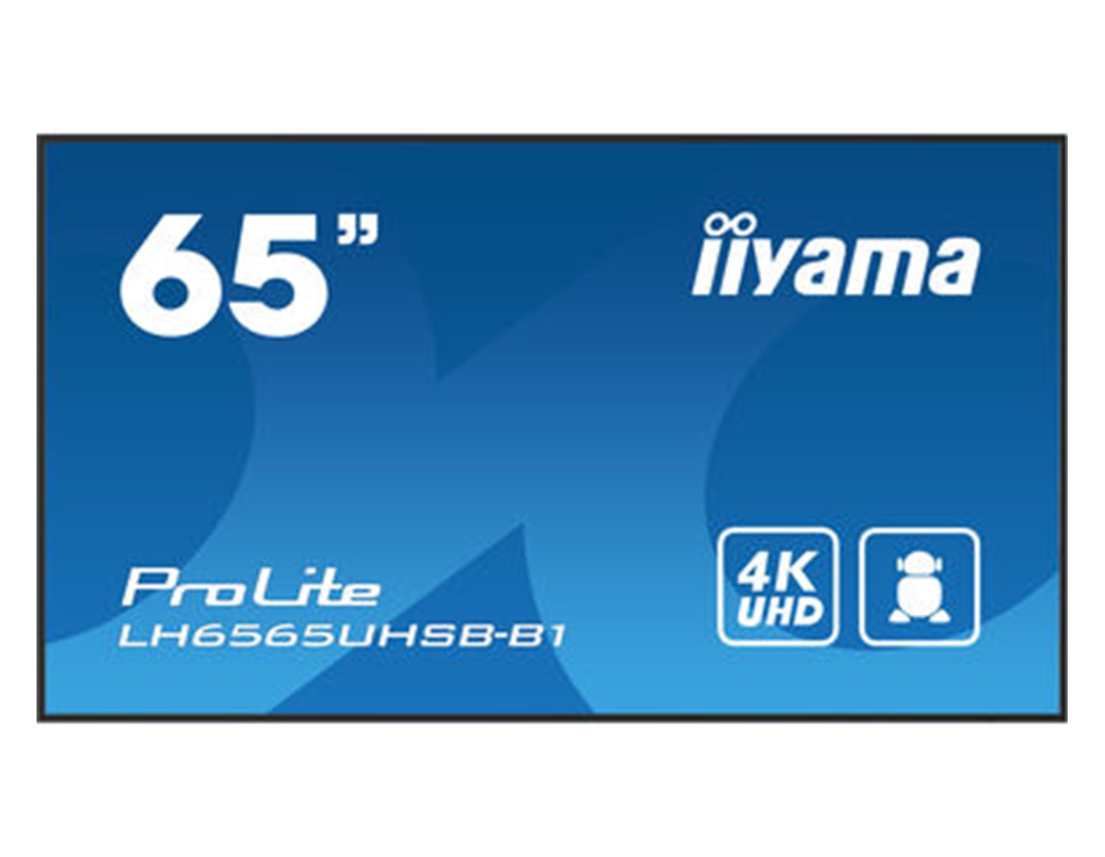 IIYAMA 65" LH6565UHSB-B1 4K UHD (3840x2160) IPS Signage 24/7, 800 cd/m2, 1200:1, Android OS, E-Share, iiSignage2