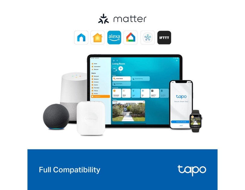 TP-Link Tapo S112 Smart Switch Module  2.4GHz, 802.11b/g/n, Bluetooth, Tapo app, Wi-Fi kontrola, Timer/Schedule postavke, Amazon Alexa/Google Assistant