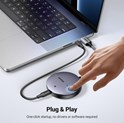 Ugreen UGREEN bežični HDMI adapter 4K 30Hz 2.4G/5G za laptop , PC, TV ili projektor  (90909A)