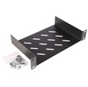 Roline 10" 1U fiksna polica, D=150mm, crna