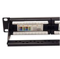 Roline VALUE Cat.6a/Class EA 19" Patch Panel 24-porta UTP, crni