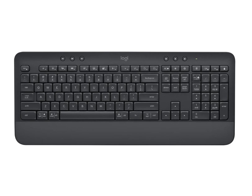 Logitech K650 Signature bežična tipkovnica, USB, crna (920-010945)