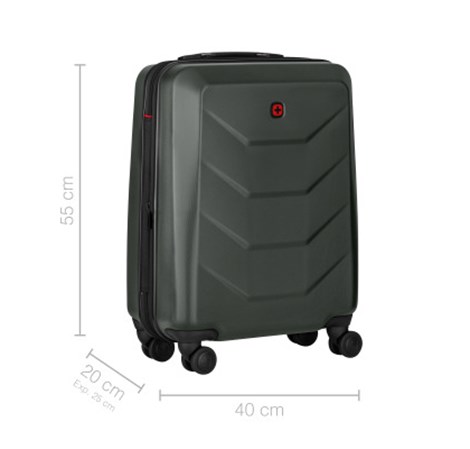 Wenger kofer Prymo Carry-On, 36/43 l, dimenzije 55 x 40 x 20 cm, antracit
