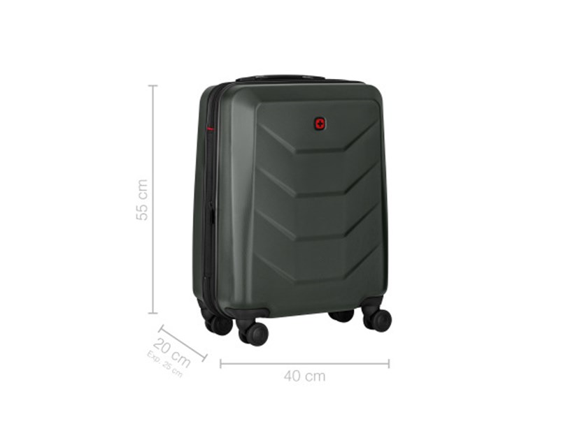 Wenger kofer Prymo Carry-On, 36/43 l, dimenzije 55 x 40 x 20 cm, antracit