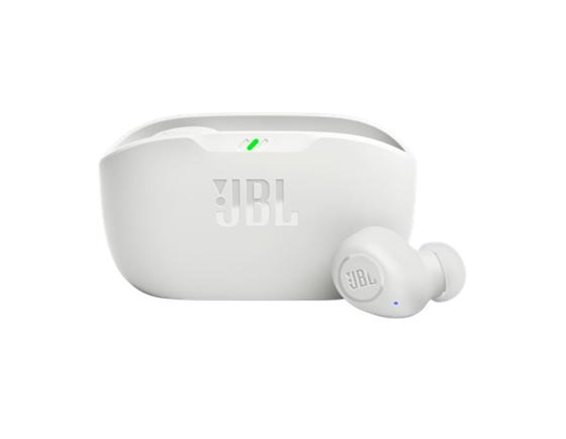 JBL Vibe Buds 2, BT5.3, in-ear bežične slušalice s mikrofonom, ANC, IP54, bijele