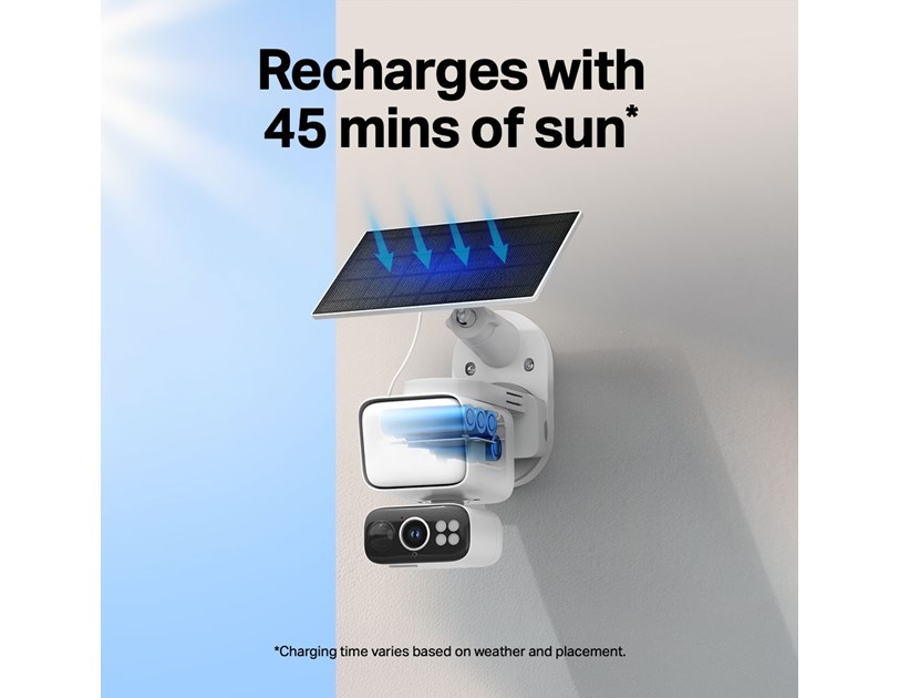TP-Link Tapo C15F kamera + Tapo A201 Solar panel, 2K/3MP (2304×1296) Color Night Vision, microSD, detekcija pokreta, 2x850nm IR LED, IP65,ugrađena punjiva Li-Ion baterija, Wi-Fi/Tapo app