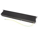 Roline VALUE Cat.6a/Class EA 19" Patch Panel 24-porta STP, crni