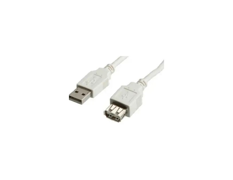STANDARD USB2.0 kabel TIP A-A M/F, 3.0m, bež (produžni)