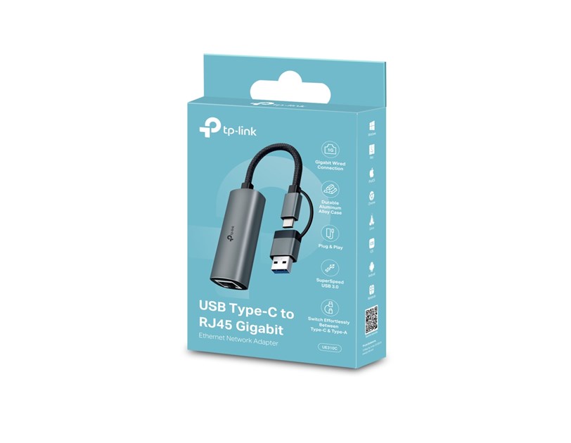TP-Link USB-C/USB-A na Gigabit mrežni adapter