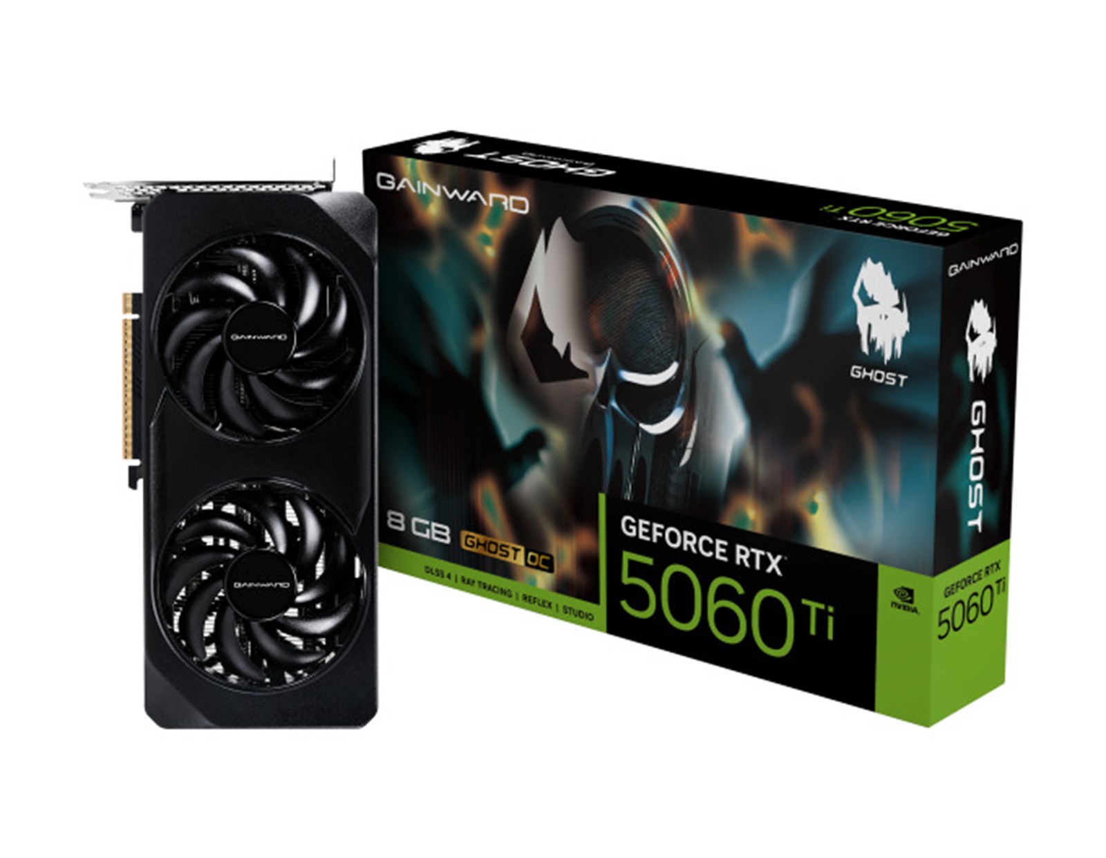 Gainward  RTX 5060 TI Ghost OC 8GB GDDR7 128-bit, PCIe 5.0, 3×DP/HDMI