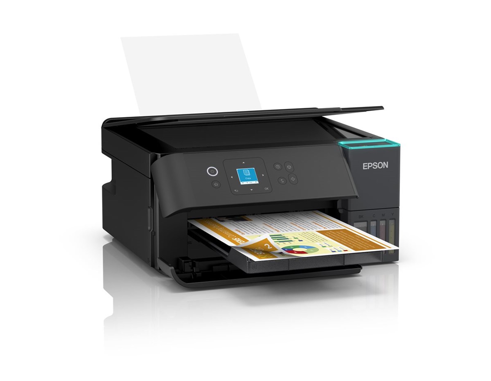 Epson EcoTank L4360 Print/Scan/Copy A4,1200 x 2400, WiFi, RJ45, USB B, crni