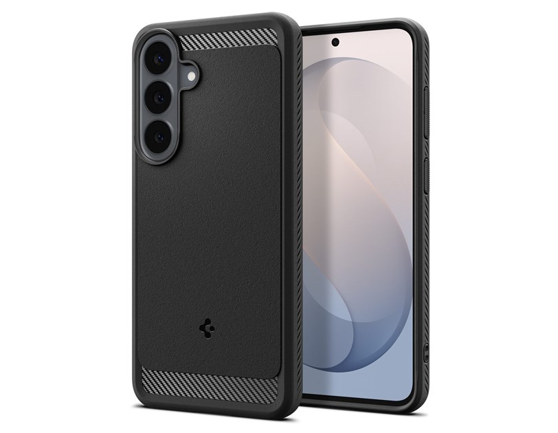 Spigen Rugged Armor, matte black - Samsung Galaxy S26 FE