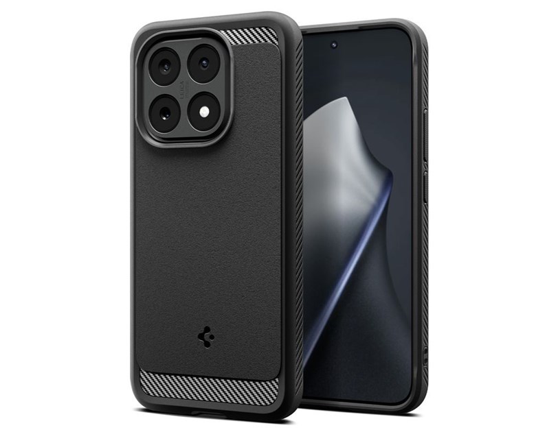 Spigen Rugged Armor, matte black - Xiaomi 15T