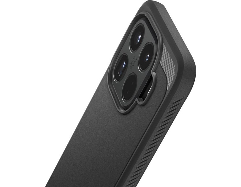Spigen Rugged Armor, matte black - Xiaomi 15T Pro